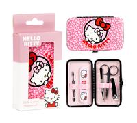 ARTESANÍA CERDÁ Kit de manucure Hello Kitty, étui métal, coupe-ongles, ciseaux, pince à cuticules