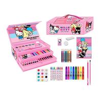 ARTESANÍA CERDÁ Mallette papeterie Hello Kitty G - Set complet marqueurs & crayons Rose