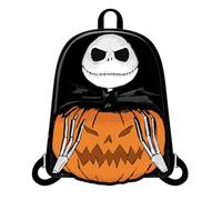 Cerdà L'Étrange Noël de monsieur Jack Sac à dos - Simili cuir - Motif Jack Skellington et citrouille - Noir