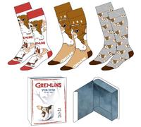 CERDA LIFE´S LITTLE MOMENTS Pack 3 Calcetines Infantiles Diseño de Gremlins - Comodidad Y Estilo Para Niños Con Su Personaje Favorito Chaussettes, Multicolore, 36-43 (Lot de 3) Garçon
