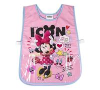 CERDÁ LIFE'S LITTLE MOMENTS 2200006540 Tablier imperméable Minnie-Licence Officielle Disney, Rosa, Une Taille Mixte Enfant