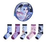 CERDÁ LIFE'S LITTLE MOMENTS 2200007419_T2325-C81, Lot de 5 chaussettes en coton Frozen pour filles avec licence officielle Disney Fille, Multicolor, 25