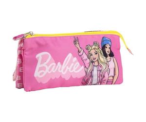 CERDÁ LIFE'S LITTLE MOMENTS Barbie Grande Trousse à Crayons résistante et Multifonction pour garçons et Filles, Rose, Trousse compacte, Fermeture sécurisée, Facile à Transporter