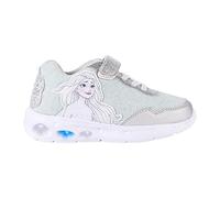 CERDÁ LIFE'S LITTLE MOMENTS Baskets Fille Reines des Neiges Lumières, Fermeture Scratch et Embout Renforcé pour Faciliter l'Indépendance et Confort, Bleu, 27 EU