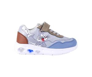 CERDÁ LIFE'S LITTLE MOMENTS - Baskets Garçon de Bugs Bunny avec Lumières, Fermeture Scratch et Embout Renforcé pour Faciliter l'Indépendance et Confort - Licence Officielle Warner Bros