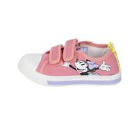 CERDÁ LIFE'S LITTLE MOMENTS Baskets Minnie pour Enfants - Rose - Taille 24 - Fermeture Velcro - Baskets avec lumières et Semelle PVC - Fabriquées en Coton - Produit Original Fabriqué en Espagne