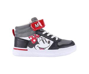 CERDÁ LIFE'S LITTLE MOMENTS - Baskets Montantes Fille de Minnie Mouse | Chaussure de Sport Haute avec Une Combinaison Imbattable de Style et de Confort - Licence Officielle Disney