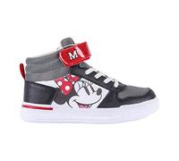 CERDÁ LIFE'S LITTLE MOMENTS Baskets Montantes Fille Minnie Mouse | Chaussure de Sport Haute avec Une Combinaison Imbattable de Style et de Confort, Noir, 31 EU