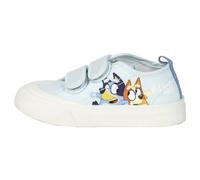 CERDÁ LIFE'S LITTLE MOMENTS Bluey Baskets pour Enfants - Bleu - Taille 26 - Fermeture Velcro - Baskets en Toile avec Semelle en TPR - Fermeture par l'arrière - Produit Original Fabriqué en Espagne