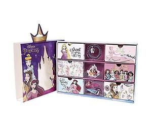 CERDÁ LIFE'S LITTLE MOMENTS - Boîte d'Accessoires de Coiffure pour Fille Princesses Disney - Licence Officielle Disney