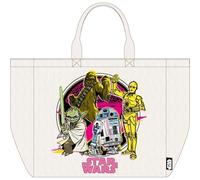 CERDÁ LIFE'S LITTLE MOMENTS Bolsa Ecológica Sac fourre-tout réversible unisexe pour enfant Motif Star Wars Con Diseño de Stormtroopers Y Naves Galácticas | Sac à dos réutilisable multicolore