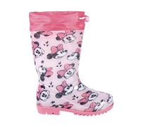 CERDÁ LIFE'S LITTLE MOMENTS - Bottes de Pluie Fille de Minnie Mouse avec Bouchon de Régulation pour un Meilleur Ajustement et une Entrée d'Eau Minimisée - Licence Officielle Disney