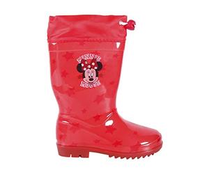 CERDÁ LIFE'S LITTLE MOMENTS - Bottes de Pluie Fille de Minnie Mouse avec Bouchon de Régulation pour un Meilleur Ajustement et une Entrée d'Eau Minimisée - Licence Officielle Disney