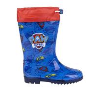 CERDÁ LIFE'S LITTLE MOMENTS Bottes de Pluie Garçon Pat Patrouille Bouchon de Régulation et Entrée d'eau Minimisée-Licence Officielle Nickelodeon, Bleu, 28 EU