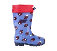 CERDÁ LIFE'S LITTLE MOMENTS Bottes de Pluie Garçon de Spiderman avec Bouchon de Régulation et Entrée d'eau Minimisée-Licence Officielle Marvel, Bleu, 31 EU