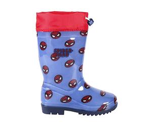 CERDÁ LIFE'S LITTLE MOMENTS - Bottes de Pluie Garçon de Spiderman avec Bouchon de Régulation pour un Meilleur Ajustement et une Entrée d'Eau Minimisée - Licence Officielle Marvel