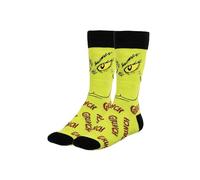CERDÁ LIFE'S LITTLE MOMENTS Calcetines, 1 Chaussette The Grinch Verte et Noire, 38-45 Mixte