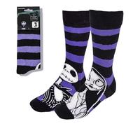 CERDÁ LIFE'S LITTLE MOMENTS Calcetines Chaussettes, Nightmare Before Christmas Rayures Violettes, 38-45 Mixte