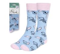 CERDÁ LIFE'S LITTLE MOMENTS Calcetines Chaussettes, Stitch Bleu et Rose, 36-43 Mixte