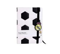 CERDÁ LIFE'S LITTLE MOMENTS Carnet rembourré Real Madrid - Carnet Scolaire au Design Officiel, idéal pour Fans, étudiants et collectionneurs du Club Merengue, Real Madrid, Talla única, Licence