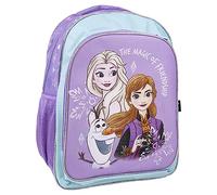 CERDÁ LIFE'S LITTLE MOMENTS Cartable Scolaire Taille Moyenne Frozen - 31x14x41 cm - en Polyester - Fermeture Éclair et Poche Latérale - Produit Original Conçu en Espagne