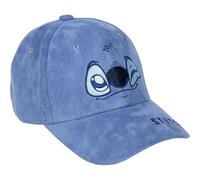 CERDÁ Life's Little Moments - Casquette à visière Stitch - Bleu - Taille 57 Cm - en Polyester - Impression à La Maille - Produit Original