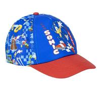 CERDÁ LIFE'S LITTLE MOMENTS Casquette Enfant Sonic avec visière Cap, Blue, Taille Unique Unisex Kids