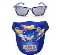 CERDÁ LIFE'S LITTLE MOMENTS Casquette et Lunettes Sonic Unisexes pour Enfants, Design Original, réglables et légères, idéales Baseball, Taille Unique Mixte