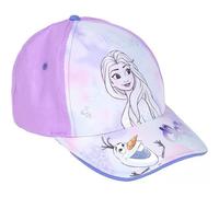 CERDÁ LIFE'S LITTLE MOMENTS Casquette pour enfant avec visière de la Reine des Neiges. Couleur : lilas. Dimensions : 53 cm. Fabriquée en 65% coton et 35% polyester. Imprimé La Reine des Neiges.