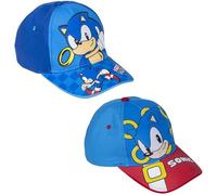 ARTESANÍA CERDÁ Casquette enfant Sonic – 65% coton/35% polyester, bleu, 53 cm