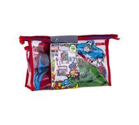 Trousse de Toilette Avengers - Fermeture Éclair - 23 x 15 x 8 cm - Inclut des Accessoires - Imperméable - Vanity Idéal pour Voyager -