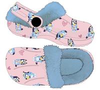 CERDÁ LIFE'S LITTLE MOMENTS Chaussons de maison sabot molletonné Licence officielle | Pantoufles Bluey confortables, douces et antidérapantes, Bleu, 24/25 EU