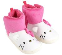 Chaussons Bottes Applications Hello Kitty FUCSIA - T30/31 | FEMME CERDà