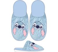 CERDÁ LIFE'S LITTLE MOMENTS Chaussons de maison sous licence officielle | Pantoufles Stitch confortables, douces et antidérapantes, Point (Stitch), 34/35 EU