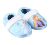 CERDÁ LIFE'S LITTLE MOMENTS Chaussons Fille d'hiver Amusantes d'Anna et Elsa de la Reine des Neiges avec Intérieure Fourée et Semelle Antidérapante, Bleu, 34 EU