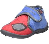CERDÁ LIFE'S LITTLE MOMENTS - Chaussons Maison Garçon de Velcro Amusantes deSpiderman avec l'Intérieure 100% Coton et Semelle Antidérapante - Licence Officielle Marvel