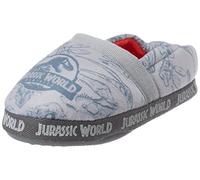 CERDÁ LIFE'S LITTLE MOMENTS Chaussons Maison Garçon d'hiver Amusantes de Jurassic Park Intérieure Fourée et Semelle Antidérapante, Gris, 34 EU