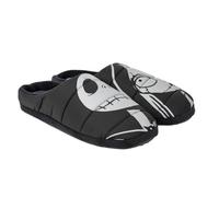 CERDÁ LIFE'S LITTLE MOMENTS Chaussures de marche pour la maison de cauchemar avant Noël, Slipper Unisexe Adulte, noir/rouge, 44/45 EU