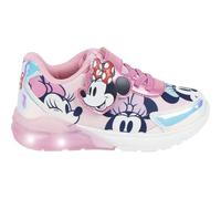 CERDÁ LIFE'S LITTLE MOMENTS Chaussures de Sport pour Fille Minnie Mouse avec lumières LED et Semelle TPR résistante, Style Disney Basket, Rose Clair, 31 EU