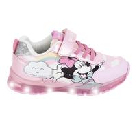 CERDÁ LIFE'S LITTLE MOMENTS Chaussures de Sport pour Fille Minnie Mouse avec lumières LED et Semelle TPR résistante, Style Disney Basket, Rose, 25 EU