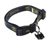 Cerdá Life'S Little Moments - Collier Chiot Reglable ou pour Chien Mini en Nylon - Licence Officielle de Batman DC Comics®