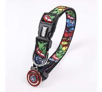CERDÁ LIFE'S LITTLE MOMENTS, Collier pour Chien Moyen Réglable, 100% en Nylon, Collier Ajustable de 30-45 cm, Licence Officielle à l'éffigie des héros Marvel, Taille 3 : S/M