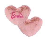 CERDÁ LIFE'S LITTLE MOMENTS - Coussin Barbie en Forme de cœur - Texture Velours - Couleur Rose - Produit Original