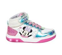 CERDÁ LIFE'S LITTLE MOMENTS Deportiva Suela PVC Con Luces Minnie Chaussure de Piste d'athlétisme, Argent métallique, 30 EU