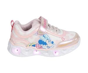 CERDÁ LIFE'S LITTLE MOMENTS Deportivas Para Niñas Minnie Mouse Con Luces LED Y Suela Ligera Eva, Comodidad Y Estilo Basket, Rose, 32 EU