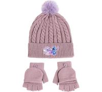 Cerda LIFE'S LITTLE MOMENTS Design amusant et unique : bonnet et gants Stitch Ensemble de 2 pièces, multicolore, taille unique pour enfants, multicolore, Taille Unique