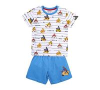 CERDÁ LIFE'S LITTLE MOMENTS Enfant de la Pat' Patrouille 100 Combinaison pour Garçon de Paw Patrol Coton 100% 2 Pièces [ T-Shirt + Pantalon Pyjama ] -Licence Officielle Nickelodeon, Bleu, Normal