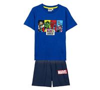CERDÁ LIFE'S LITTLE MOMENTS Ensemble 2 Pièces Avengers T-Shirt et Short, Multicolore, 8 Ans Unisex Kids