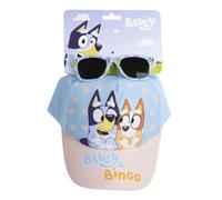 CERDÁ LIFE'S LITTLE MOMENTS Ensemble casquette et lunettes de soleil Bluey pour garçons et filles - Lunettes et casquette Bluey style moderne et résistant, multicolore, taille unique, Multicolore,