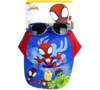 CERDÁ LIFE'S LITTLE MOMENTS Ensemble casquette et lunettes de soleil Spiderman pour garçons et filles - Lunettes et casquette Spiderman Style moderne et résistant, Spidey, taille unique